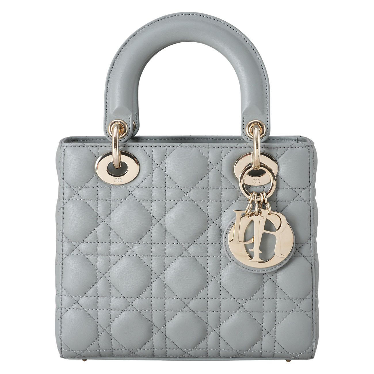 CHRISTIAN DIOR(USED)디올 레이디디올 스몰 스톤그레이